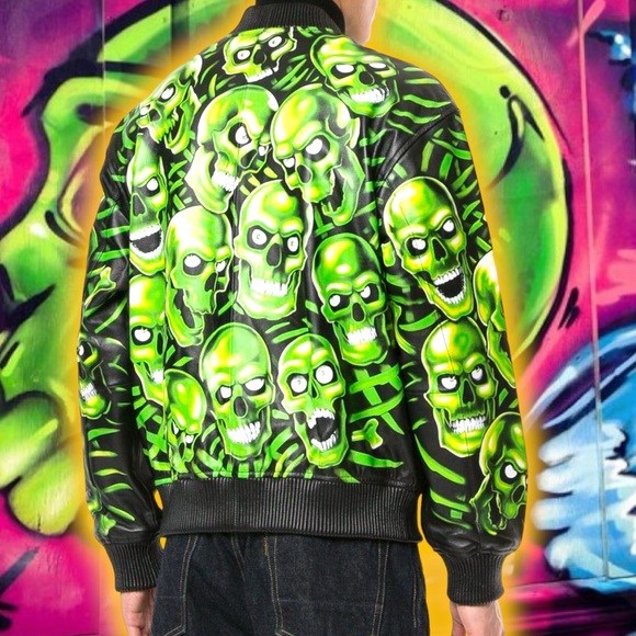 Supreme Skull Pile 💀 Leather Jacket 🧥 - Picture 6 of 8